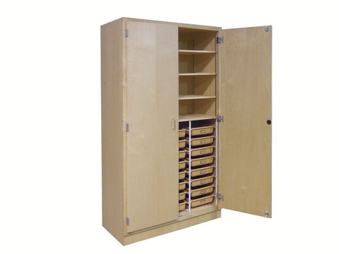 Tote Tray Storage Cabinet